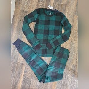 Youth 14 Plaid Pajama Set